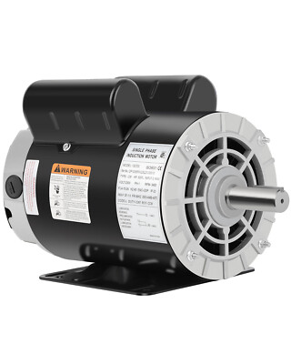 5SPL HP Air Compressor Motor Single Phase 3450RPM 56HZ Frame 7/8'' Shaft Diameter