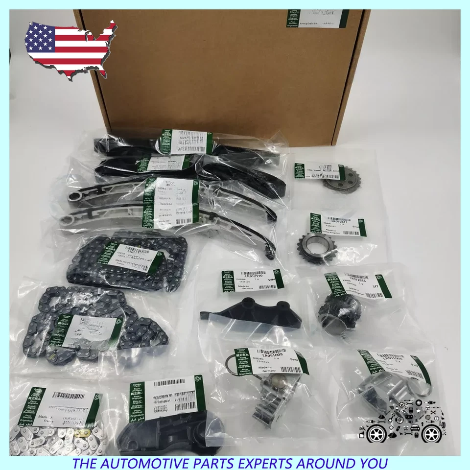 Kit de cadena de distribución de 14 piezas para Land Rover fabricante de equipos originales Foto 2 de 4