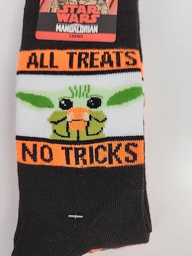 Mandalorian Grogu Halloween Star Wars Disney Crew Socken - Bild 6 von 6