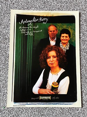 Sammlerstück Vintage 1997 Zeitschrift Werbung Kunst Bild Caffrey's Irish Ale Ad 90er
