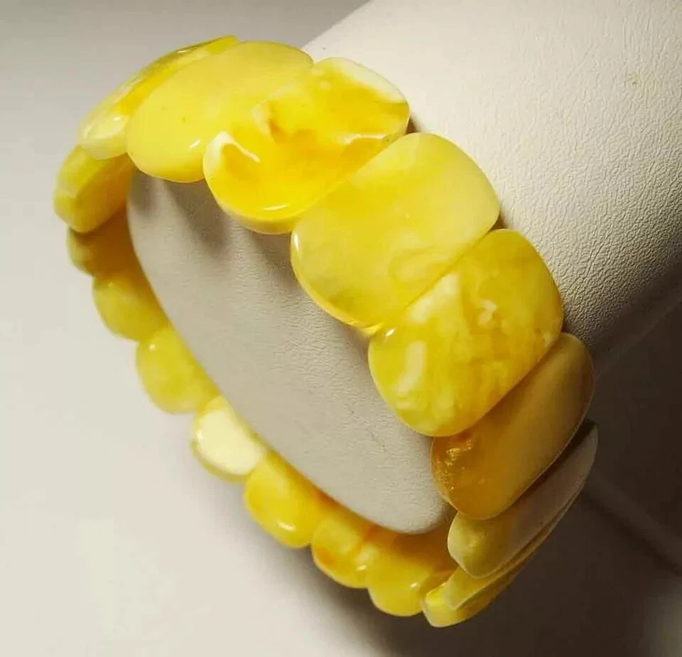 Natürliches baltisches Bernsteinarmband  Bernstein  ​​Bernsteinschmuck - Bild 4 von 4