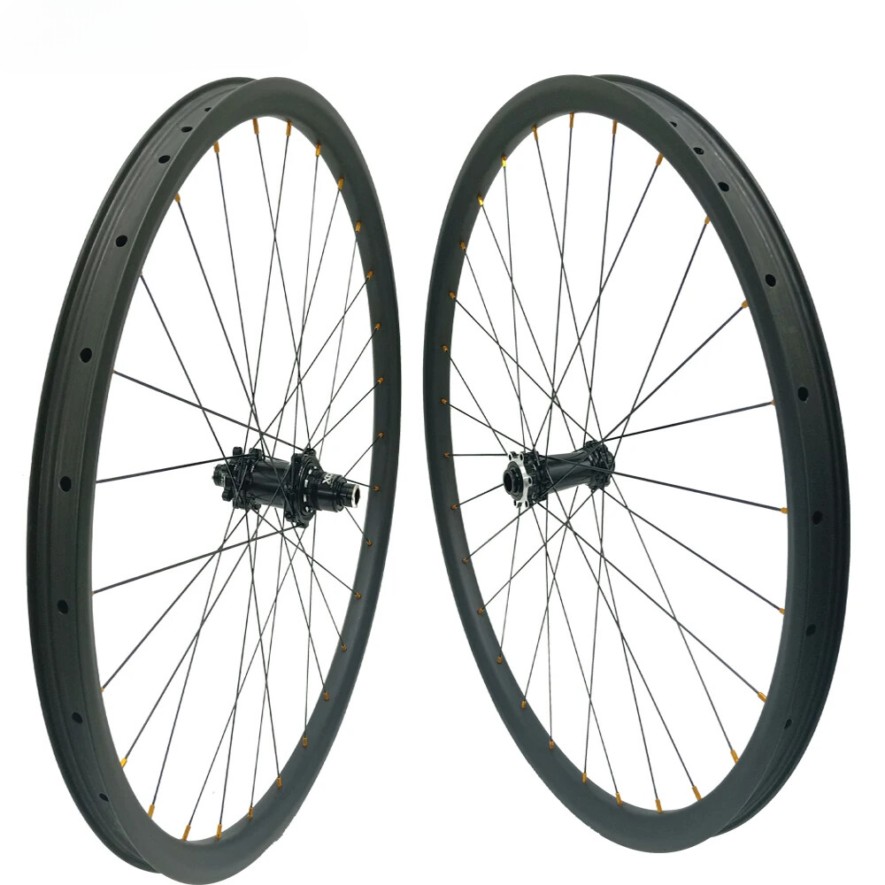 29er Carbon MTB Wheelset Clincher Tubeless Symmetric Asymmetric Design