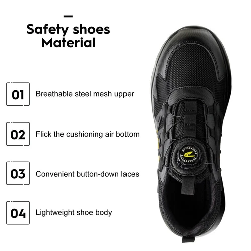 NEU Herren Sicherheitsschuhe Stahlkappe S3 Arbeitsschuhe Sportliche Schutzschuhe - Bild 7 von 16