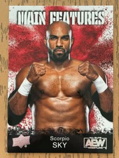 Scorpio Sky Upper Deck AEW Main Features #MF-27 2021 Card Men of the Year PWG 