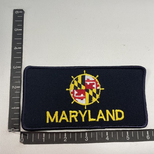 Fairly Big, About 6” STATE OF MARYLAND Patch 00DS