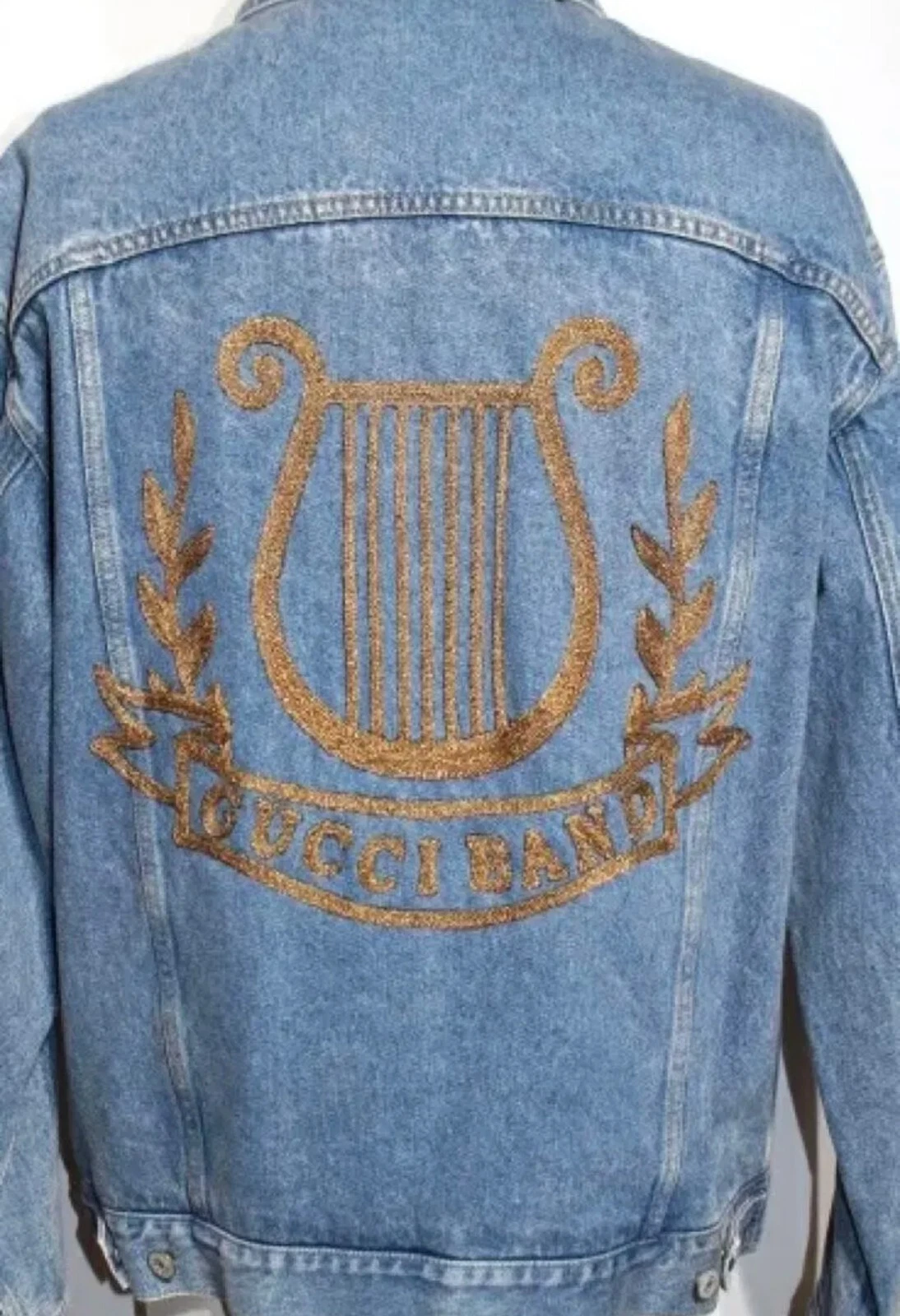 Giacca Gucci Gucci Band Jacket Denim Uomo Taglia L Usata Dal Giappone