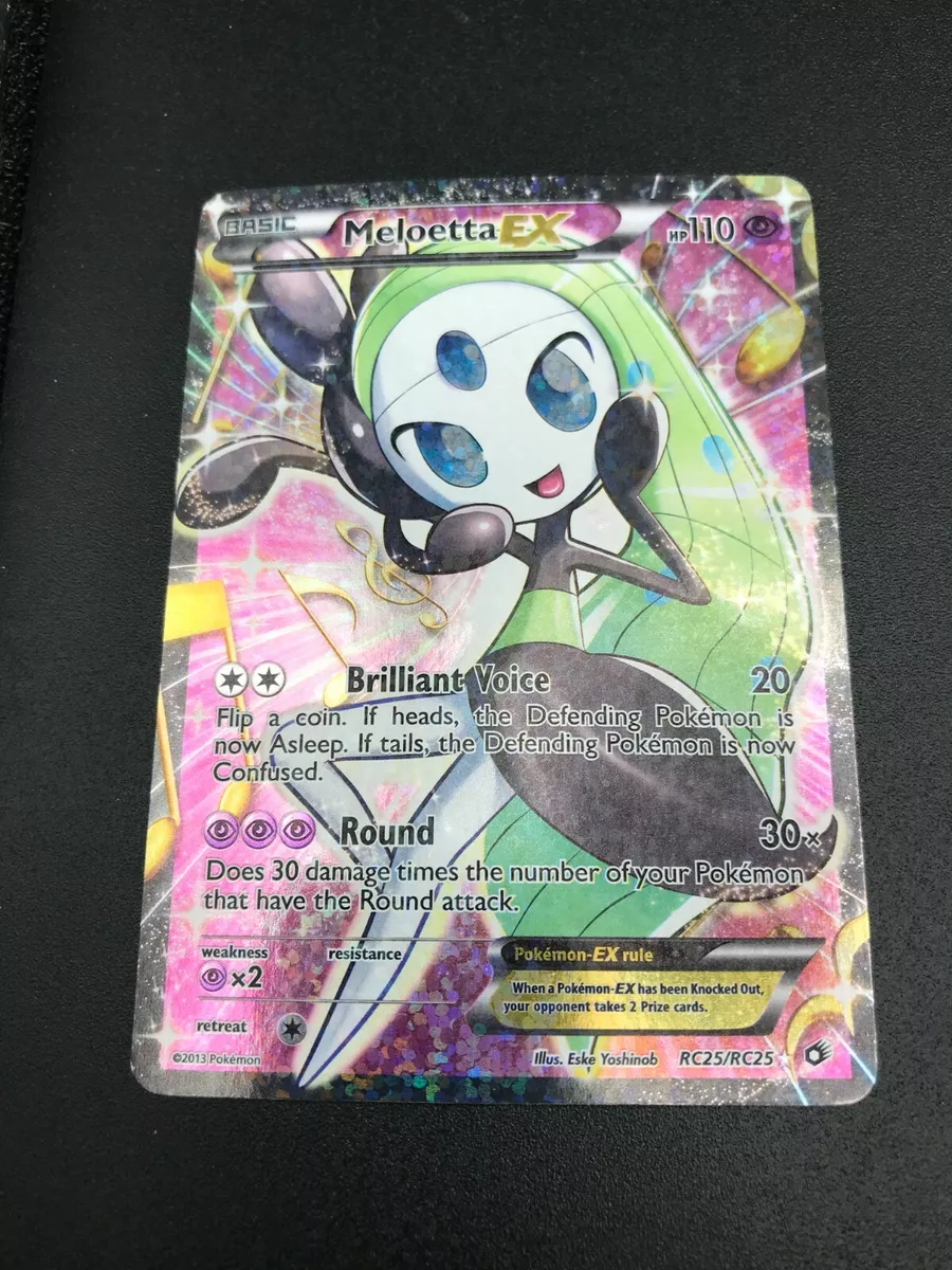 PSA 9 FULL ART MELOETTA EX HOLO Pokemon TCG Leg. Treas.