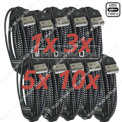 Fast Charging USB Cable Type C Cord 10FT For Samsung Galaxy Note S10 Bulk Lot