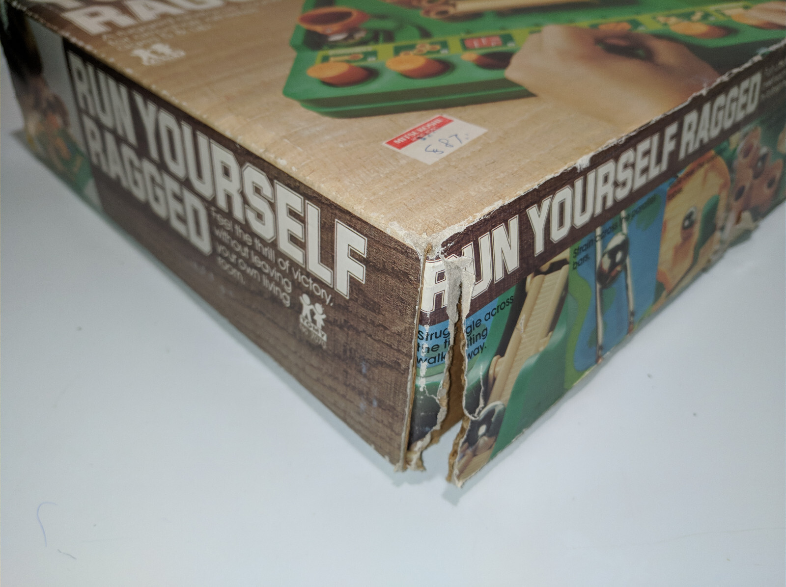 TOMY 1979 Vintage Run Yourself Ragged Board Game ALMOST COMPLETE EBay