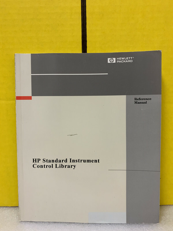 HP Standard Instrument Control Library Reference Manual