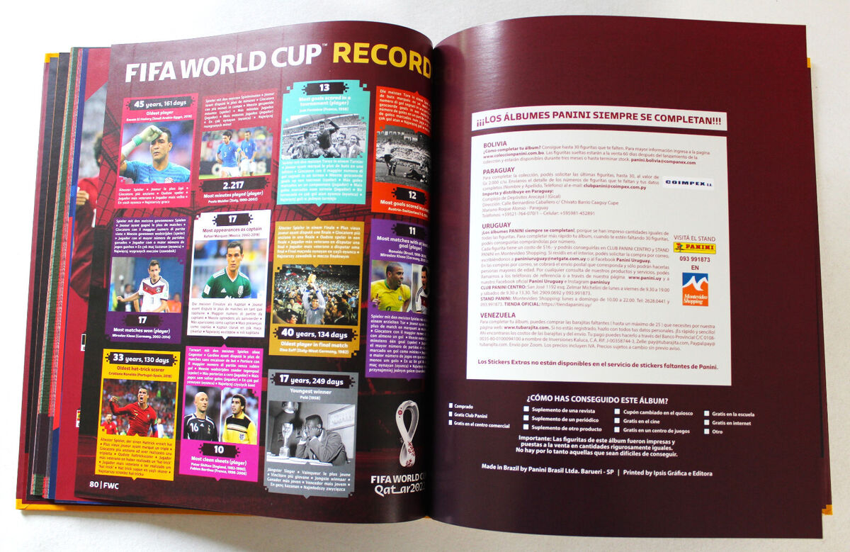 Panini FIFA World Cup Qatar 2022 Hardcover Album Ed Panini FIFA World Cup Qatar 2022 Hardcover Album Ed