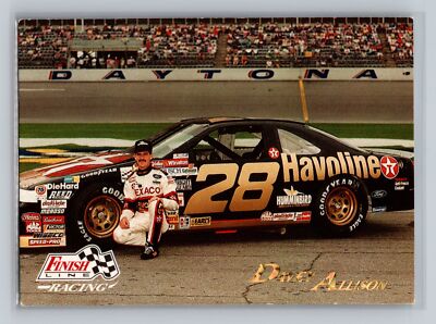 Davey Allison w/car #9 1993 Finish Line Robert Yates Racing Texaco