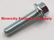 M6-1.0 x 25 Small Head Flange Bolts M6x1.0 x 25mm Screws with 8mm Wrench Size
