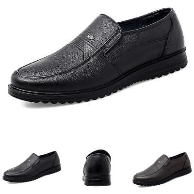 Details about   Mens Pumps Slip on Loafers Breathable Flat Business Leisure Faux Leather Shoes D 