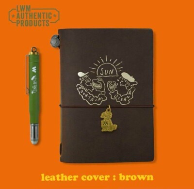 TRAVELER'S Notebook Mos Burger 50th Anniversary Camel Brown