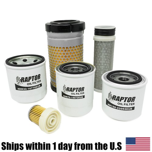 Oil Transmission Hydraulic & Air Filter Kit For Kubota RTVX1100C RTV