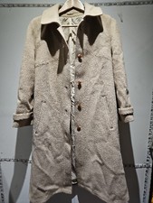 Your 6th Sense Classic Wool Long Length Beige Jacket Size 14 Express Shippin