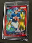 2025 Panini Prizm Football JAXSON DART Red Flash Prizm SP Rookie Giants RC #332