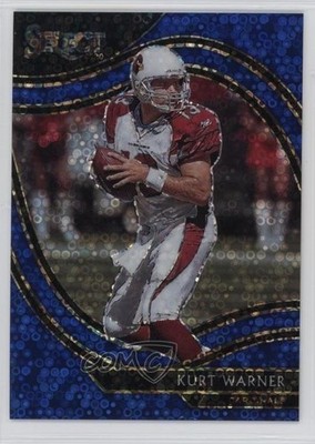 2020 Panini Select Field Level Blue Disco Prizm 25/25 Kurt Warner #305 HOF qf4
