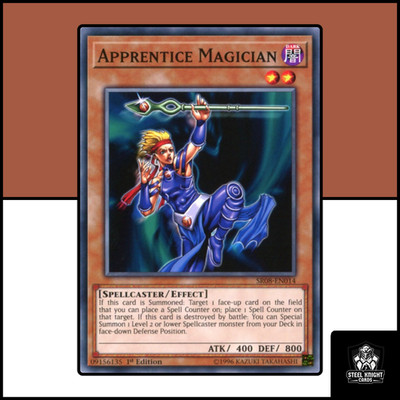 Lehrling Magier : SR08-DE014 : Common : Yu-Gi-Oh! TCG: ENG