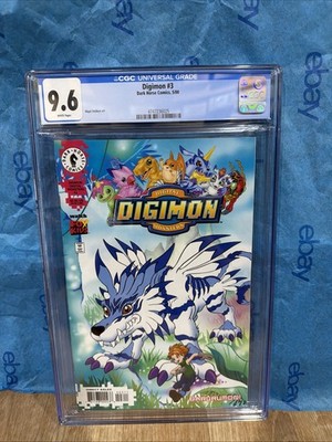 Digimon Digital Monsters #3 Cgc 9.6 Graded Dark Horse Comics 2000 Nigel Dobbyn