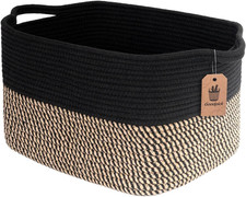 Cube Storage Bins - Towel, Book, Cloth, Shoes, Closet Shelf Woven Baskets for Of