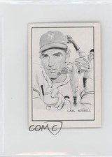 1950-56 Callahan Hall of Fame Carl Hubbell HOF yj7