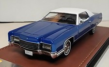 GLM Models 1/43 Lincoln Continental Coupe 1970 blue/white very rare