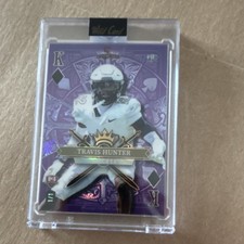 Wild Card mirror Travis Hunter & Shedeur Sanders 2024 NCAA Football Card 1/1