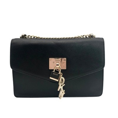 DKNY Black & Gold Shoulder Bag