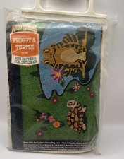 Vintage Aunt Lydia’s Froggy & Turtle Punch Rug Pattern 105 Made In USA