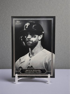 2025 Topps Black & White - Prized Portraits Bryce Harper #PP4