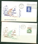 CANADA SEL OF 5 DIFF WHITEHORSE YUKON CACHETS ON 1961 FDC