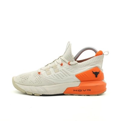 Under Armour Damen Project Rock Sneaker EU 38 Beige/Orange 3023005-111 HOVR