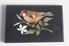 Briefbeschwerer Intarsien Stein Mosaik Vogel Pierta dura Italien (76121)