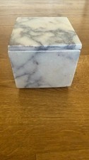 Alfredo Paredes for Kassatex Viola Marble Cotton Jar/Canister Very Good Heavy