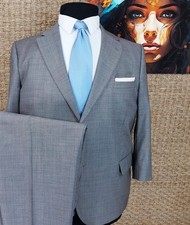 JOS. A BANK Men  s Big  Tall Size 50 S Fall/Winter 2-Piece Wool Suit Solid Gray