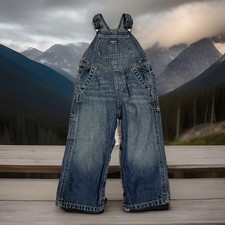 Oshkosh B'Gosh Bib Overall 24 M Blue Med Wash Denim Classic Unisex Piece