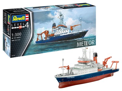 German Level 1/300 German Marine Research Vessel Meteor Plastic Model 05218 Mold