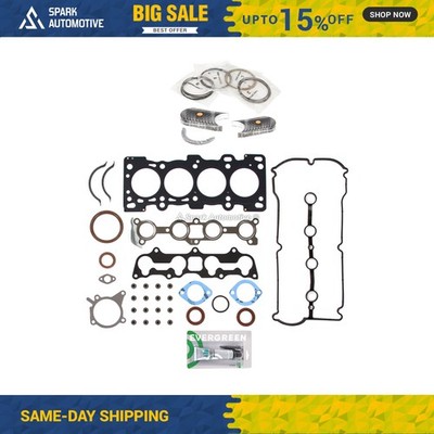 Full Gasket Set Bearings Rings Fit 1995-1998 Mazda Protege 1.5L DOHC