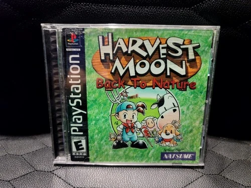 Harvest Moon: Back to Nature (Sony PlayStation 1, 2000) - Complete CIB PS1