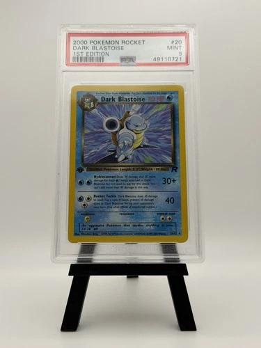 2000 Pokemon TCG Rocket 1st Edition #20 Dark Blastoise PSA 9 MINT