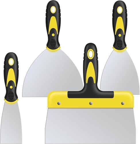 Spatule en acier inoxydable lot de 4 pour vos soirées plancha et barbecue en famille