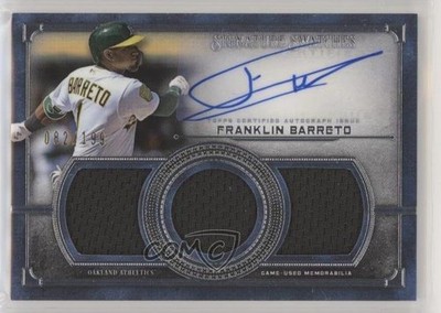 2019 Topps Museum Collection 82/199 Franklin Barreto #SSTA-FB Auto e6p