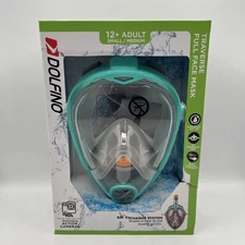 Dolfino Full Face Adult Snorkel Mask - Small/ Medium - A121255