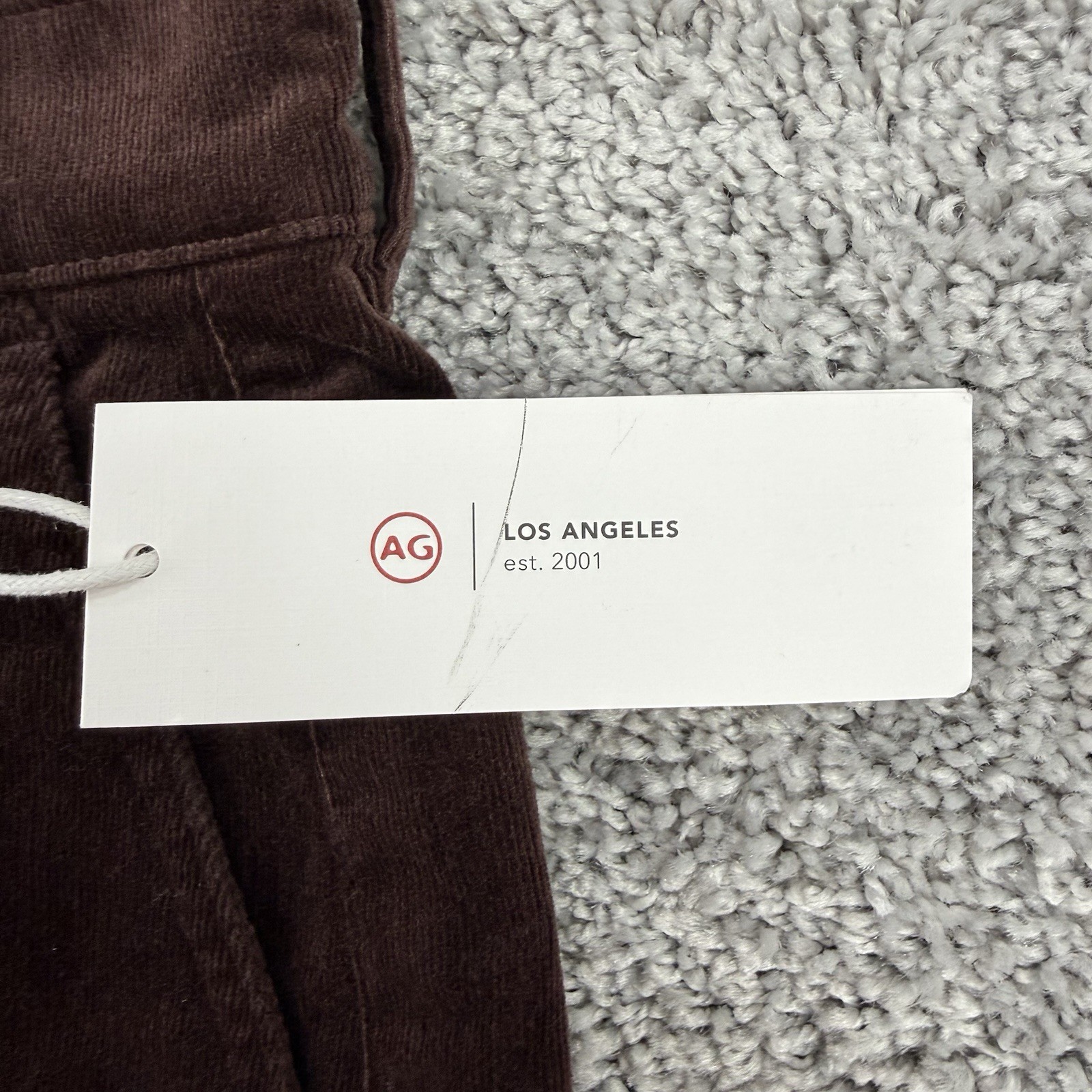 Adriano Goldschmied Corduroy Pants Women NWT Size Tag-25/Fits-28 Stella Wide Leg thumbnail 9