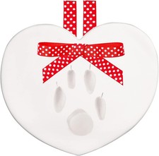 DIY Pet Paw Print Keepsake   Heart-Shaped Clay Impression Kit for Pets