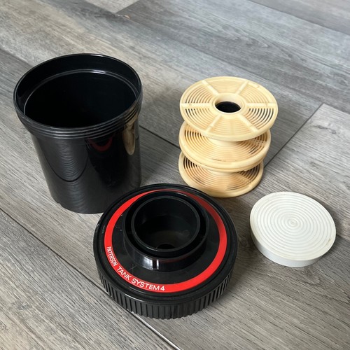 Paterson Tank System 4 Film Developing Tank 35mm Reel Black Plastic Screw Top