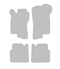 Fußmatten passend für Fiat Bravo & Brava Typ 182 (Baujahr 1995 - 2002), Deluxe g