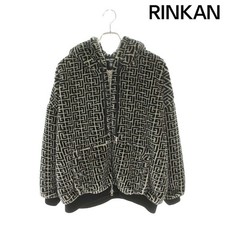 Balmain TH250XC71 Total Pattern Logo Fab Blouson Men's 50 Used 7cf96d795b645fbb7